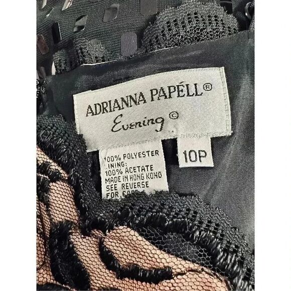 Adrianna Papell Vintage Evening Mini Dress - Picture 11 of 13